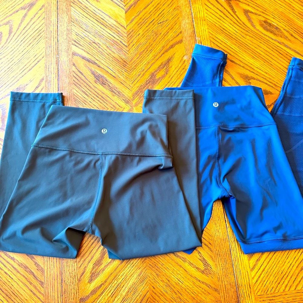 Lululemon leggings wunder under mesh and wunder under size 6.SOLD